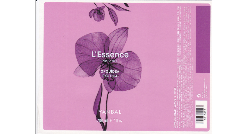 FINAT's Kuresa S.A., Peru wins in the Letterpress Line & Screen category for L’Essence Colonia orquidea Exotica, which was printed on film.